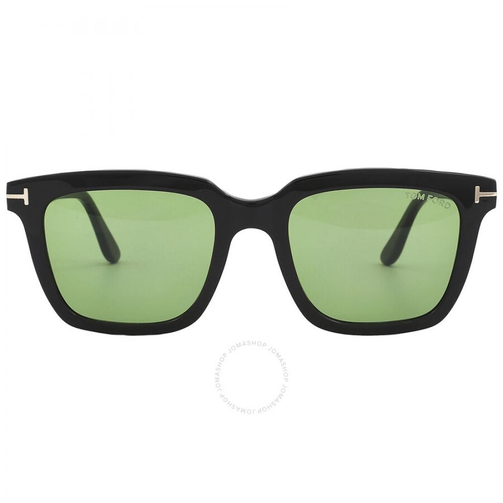 

Tom Ford Marco Green Square Men s Sunglasses FT0646 01N 53