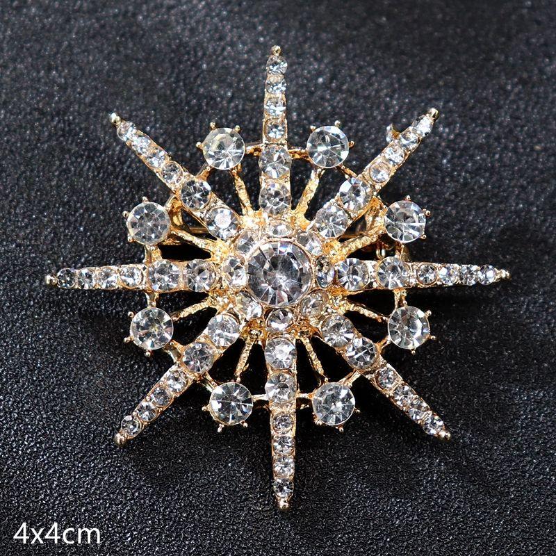 

Профессиональная брошь Armast из настоящих товаров, винтажная жемчужная женская брошь 5-Golden Octagon