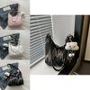 Stylish 2024 New Arrival Large Capacity Tote Bag For Casual Summer Commuting In Black White Pink