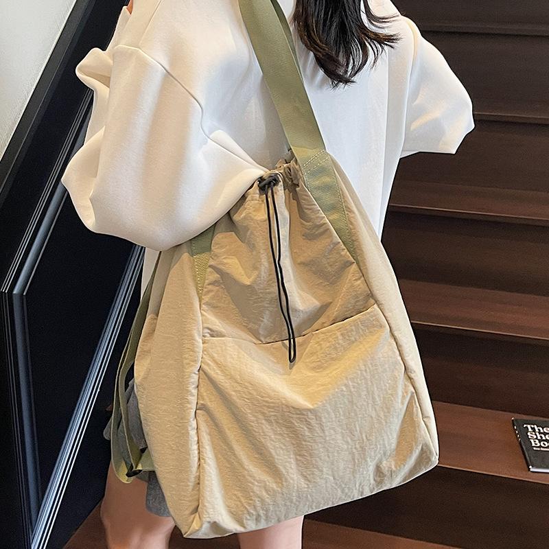 New Student Schoolbag Women's Fashion Drawstring Bundle Backpack Large Capacity Backpack Casual Women's Shoulder Bag