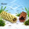 Crystal Shrimp Hiding Spot Aquarium Cave, Artificial Tree Trunk Hide, Fish Tank Easy Clean Decor Hideout, Realistic Cave for Betta And Resting