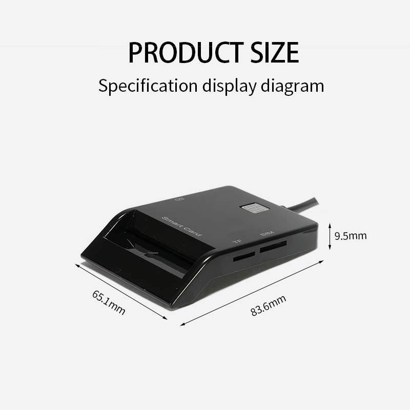 Crossborder Card Reader Smart Multifunction Bank Tax Return Id Sim Mobile Usb Hub