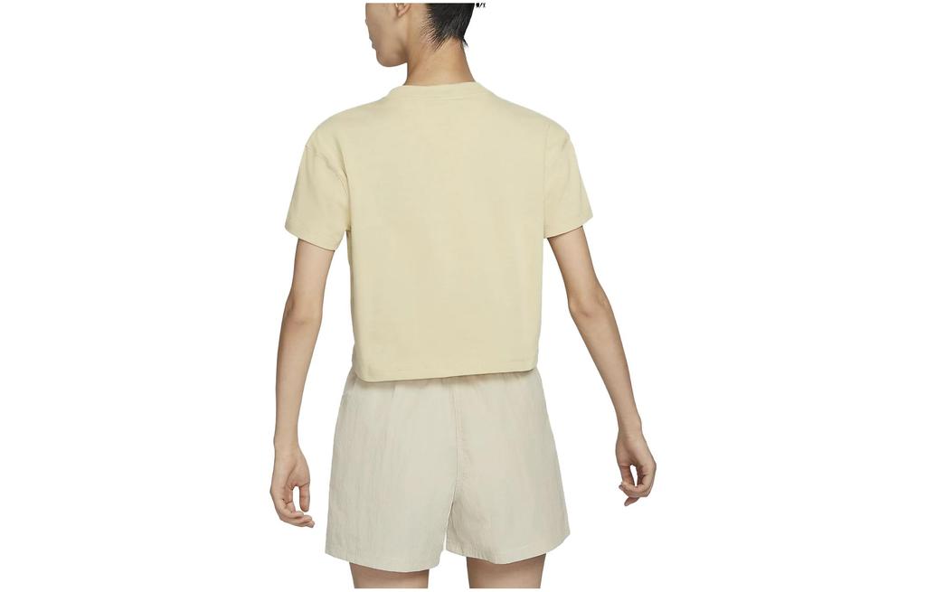 Nike Drop Shoulder Sleeve T Shirt Women's Team Gold DA0324-783