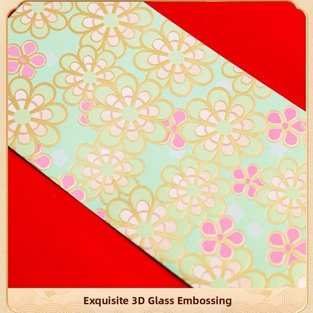 6pcs Colorful Red Envelope Mixed Pattern Hongbao Festival Supplies Money Bag  Spring Festival