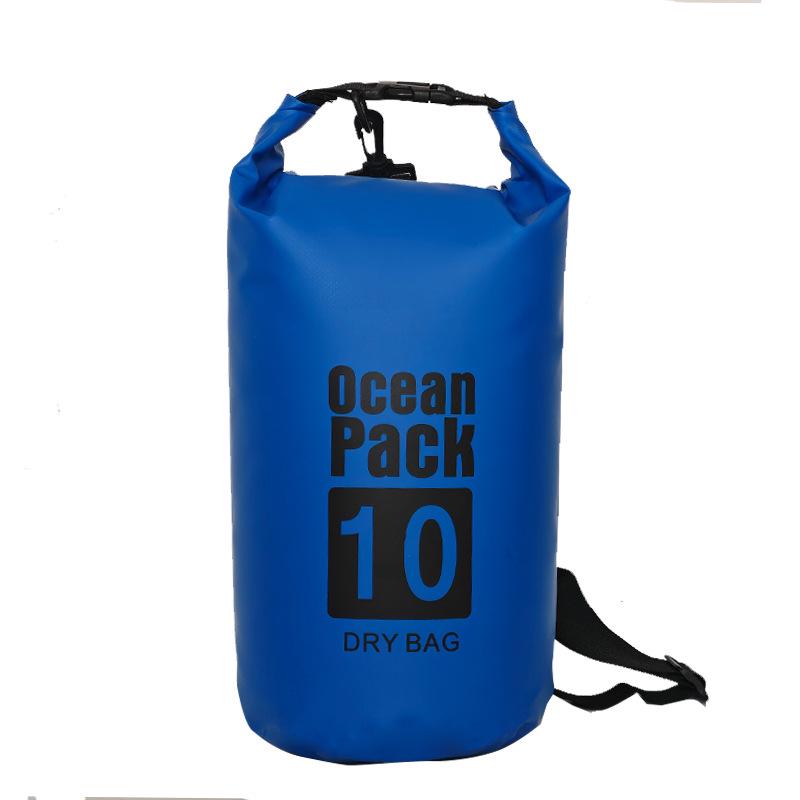 Large Capacity Waterproof PVC Backpack for Outdoor Diving, Mountaineering, and Beach Activities