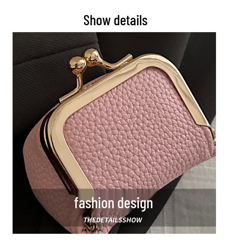 Smyckespåse i äkta läder: Mini myntplånbok & förvaring för ringar, halsband, örhängen