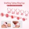 Eyelash Blooming Glue & Pigment Drip Ring Cup for Microblading