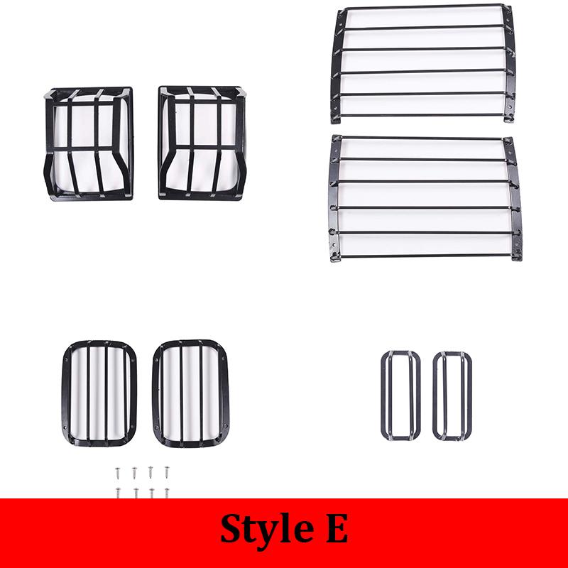 For Mercedes-Benz G-Class W463 2004-2018 Carbon Steel Front Side Marker Light Headlight Rear Fog Protective Cover Accessories