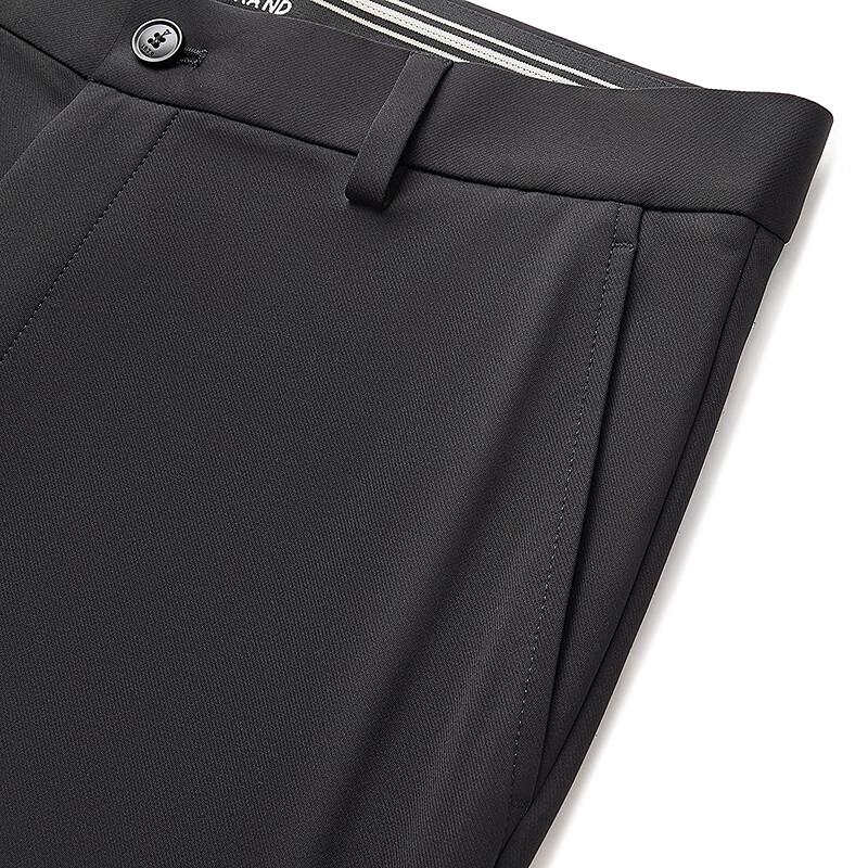 Qipai Men's Four-Way Stretch Slim Straight Casual Pants