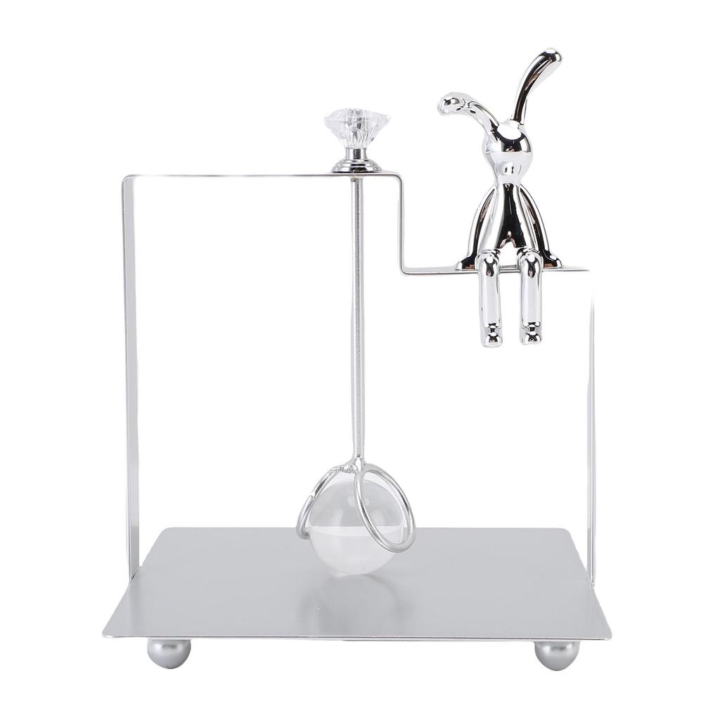 European Style Square Napkin Holder Iron Art Sitting Rabbit Decor Tissue Rack for Home Bar Tea House