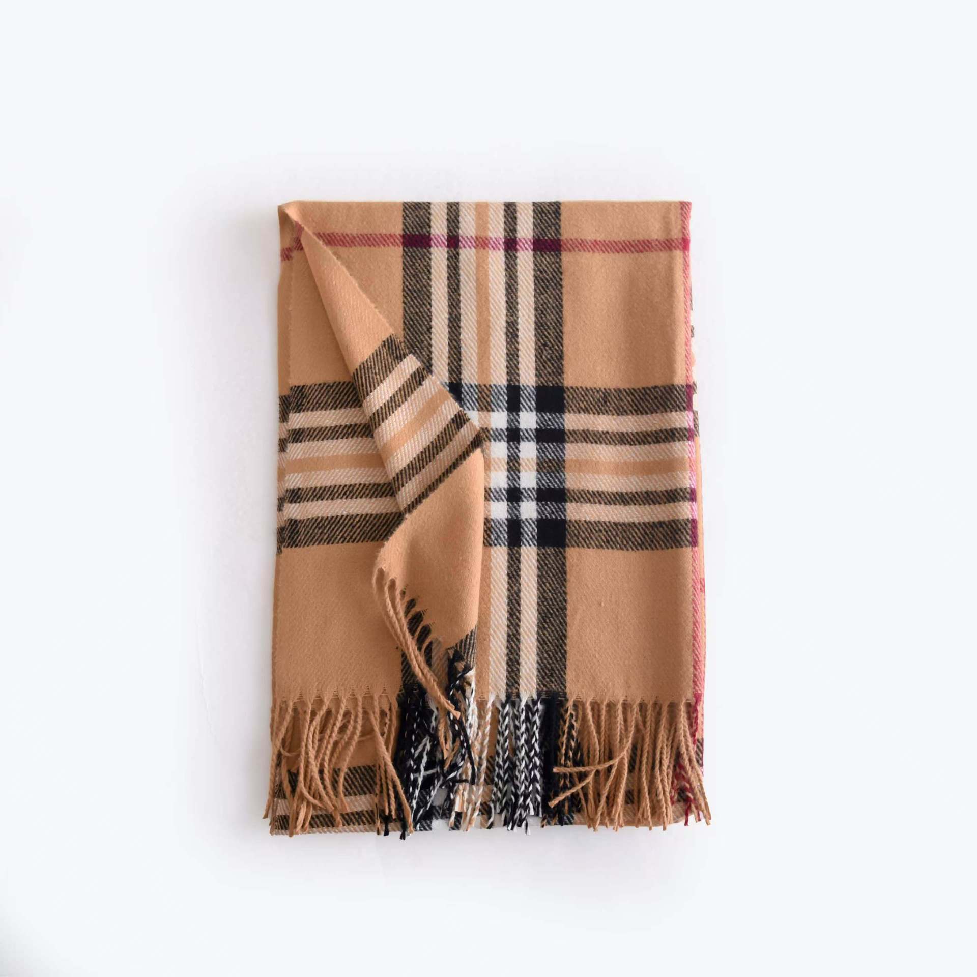 

Women Autumn Winter Scarf Lady Cashmere Feeling Muffler Spring Fall Large Blanket Classic Plaid Shawl Soft Warm Wrap Wholesale One Size