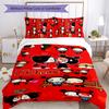 3pcs Custom Name Pucca Bedding Set Duvet Cover Closure Includes 1 Duvet Cover & 2 Pillowcases for All Seasons Bedroom Decor