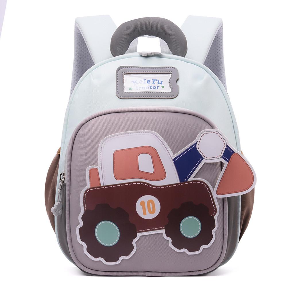 Childrens Car Pattern School Bag For Toddlers Boys And Girls Made Of Durable Oxford Material