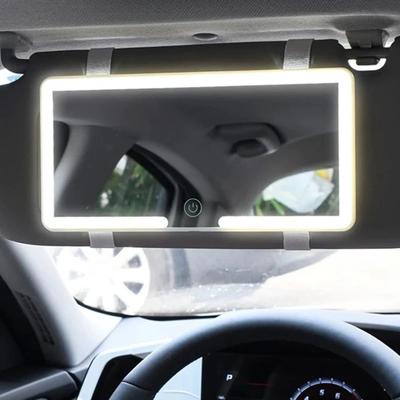 Auto Visier Eitelkeit Spiegel Make-Up Universal Rückansicht Kosmetische 3 Licht Modi für