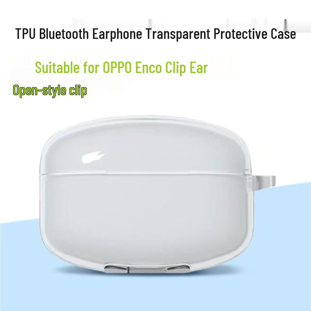 Transparent Protective Case for OPPO Enco Clip Bluetooth Earphones OPPO Enco Clip