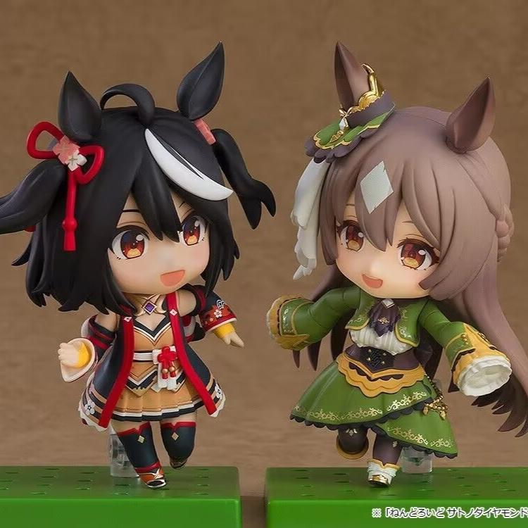Uma Musume Pretty Derby Anime Figure Kitano Black Swappable Faces Movable Joints Action 2468 Articulated Poseable Collectible Detailed Scale