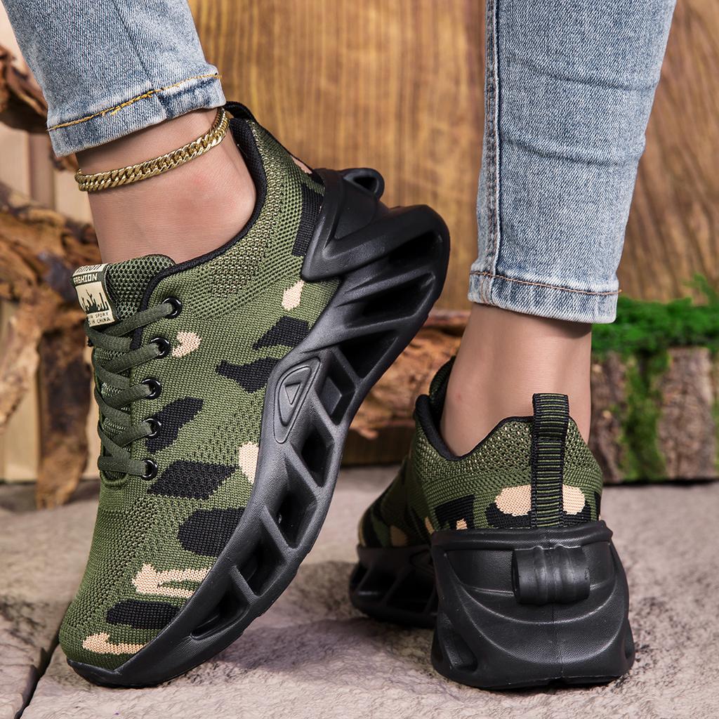 Women's Casual Sneakers Breathable Light Sneakers Outdoor Mesh Soft-soled Running Shoes Sports Jogging Tennis Walking Shoes