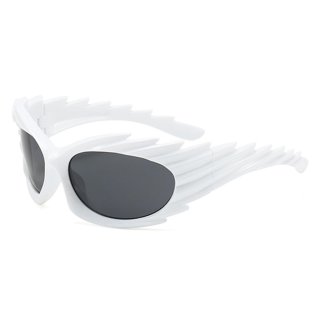 Wing Riding Sunglasses Concave Shape Ins Fashion Sunglasses Female Barbed Hedgehog Sunglasses
