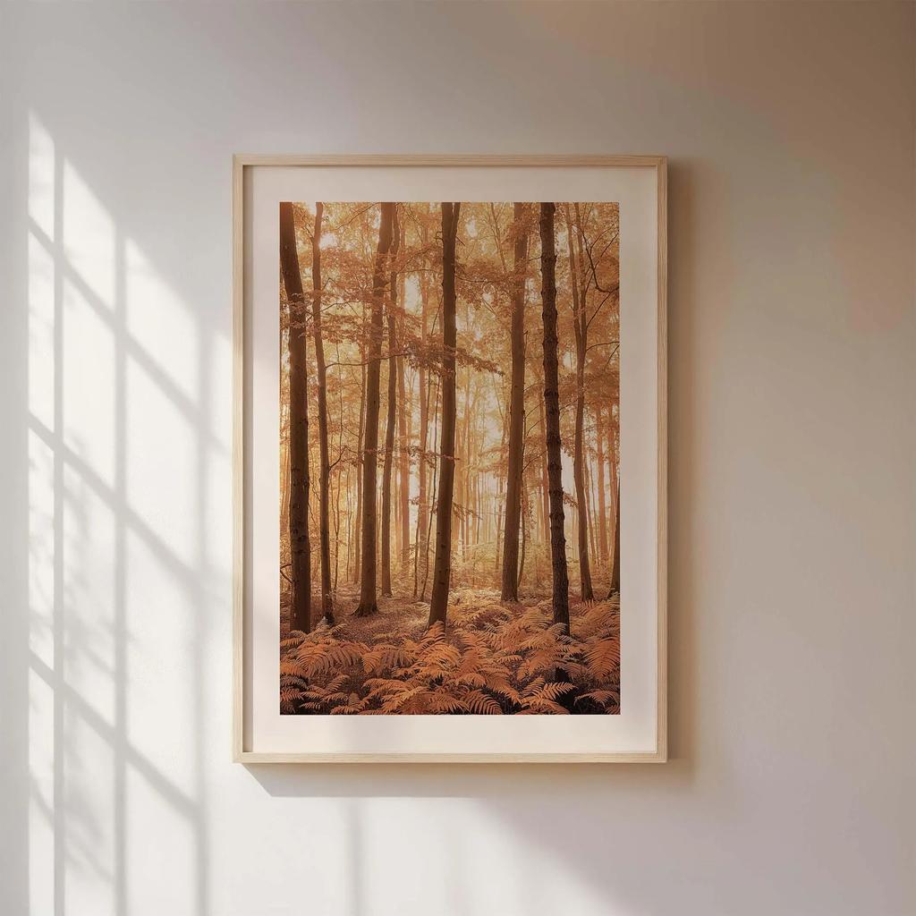 Autumnal Pumpkin Poster Nature Decor, Country House & Boho Wall Art in Warm Earth TonesHome Decor Poster Autumn Halloween Poster