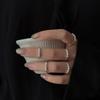 Trendy Japanese-Korean Faux Pearl 925 Silver Open Ring - Retro, Simple Design for Women