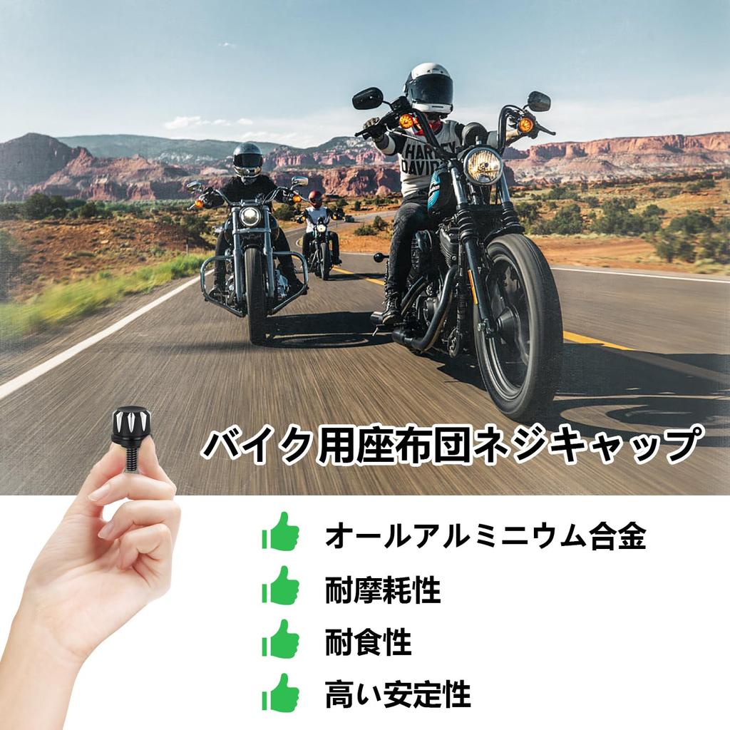 ADOFUN Motorcycle Seat Screw for Harley Harley Seat Bolt Seat Cushion Screw 6MM 1997-2023