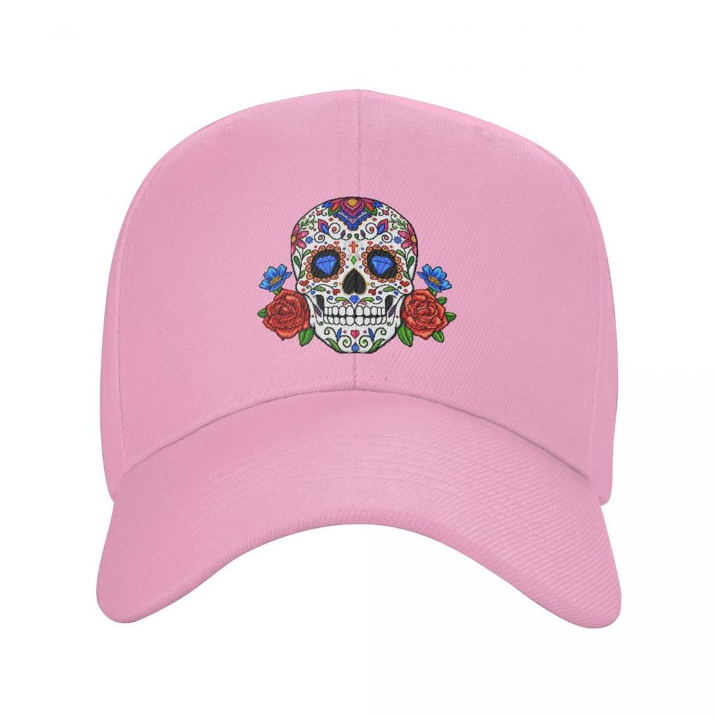 Moda mexican floare trandafir craniu șapcă de baseball unisex femei respirabil pălărie sport