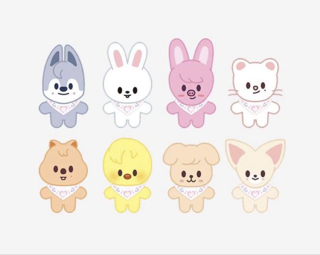 

[Б/У] StrayKids SKZOO ПЛЮШЕВЫЙ 10СМ Вер.. 5 CLOCK8 тел