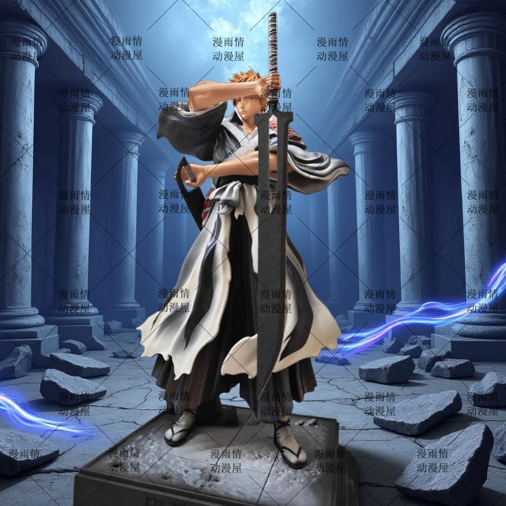In Stock Anime Kurosaki Ichigo Figure Bleach Action Figures Pvc Model Doll Collection Statue Desk Decora Toys Kid Birthday Gifts