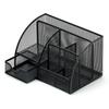 Multifunctional Creative Metal Pen Holder - Desktop Storage Box for Office Supplies