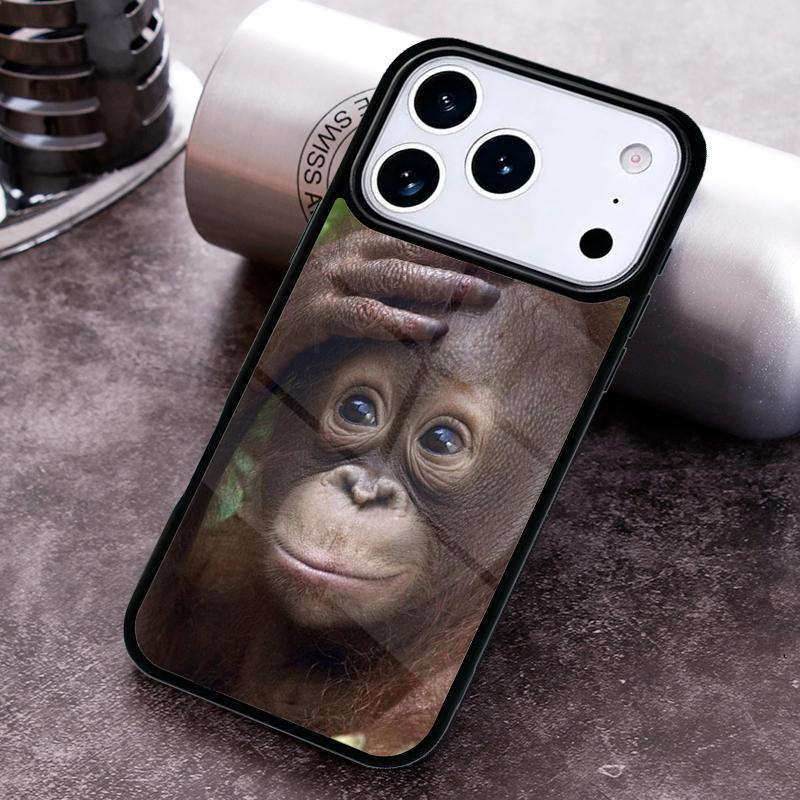 

CUTE ORANGUTAN monkey BABY 2 Phone Case For iPhone 17 16 15 14 13 12 11 Pro Max Plus 17Air Soft Silicone Cover iPhone Air