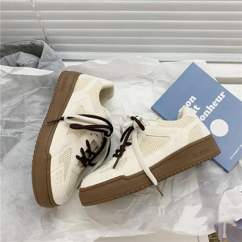 Spring and summer 2025 new retro thin casual breathable mesh board shoes German training shoes versatile and lightweight sports board shoes