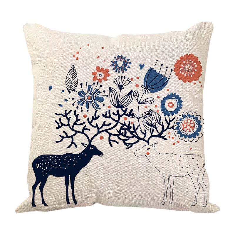 Line Pillow Cushion Cartoon Pillow Head of The Bed Sofa Waist Leaning On The Car Waist Pillow Pillow Cover Office Cushion Backrest Cushion