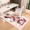1pc. Cute Minnie Mouse Floral Bouquet Rug - Perfect for Home Decor, Office Carpet, Outdoor Use, and Gift Ideas!z0414224