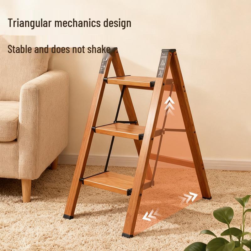 Multifunctional Aluminum Folding Step Ladder for Indoor/Outdoor Use