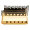 Musiclily Ultra Brass Tremolo Unit Bridge PRS Type Knife Edge for Strat ST Electric Chrome 10.5mm 6-Point Guitar,
