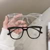 2PCS Anti-blue Lightweight Black Frames Eyeglasses Unisex Optical Eyeglasses Students Literary Glasses Durable
