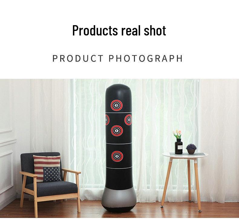 Durable Inflatable Boxing Punch Bag for Adults & Kids