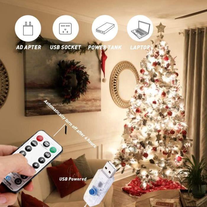 Guirlande Photo LED - Microwear - 10M - 100 LED - 8 Modes - Télécommande