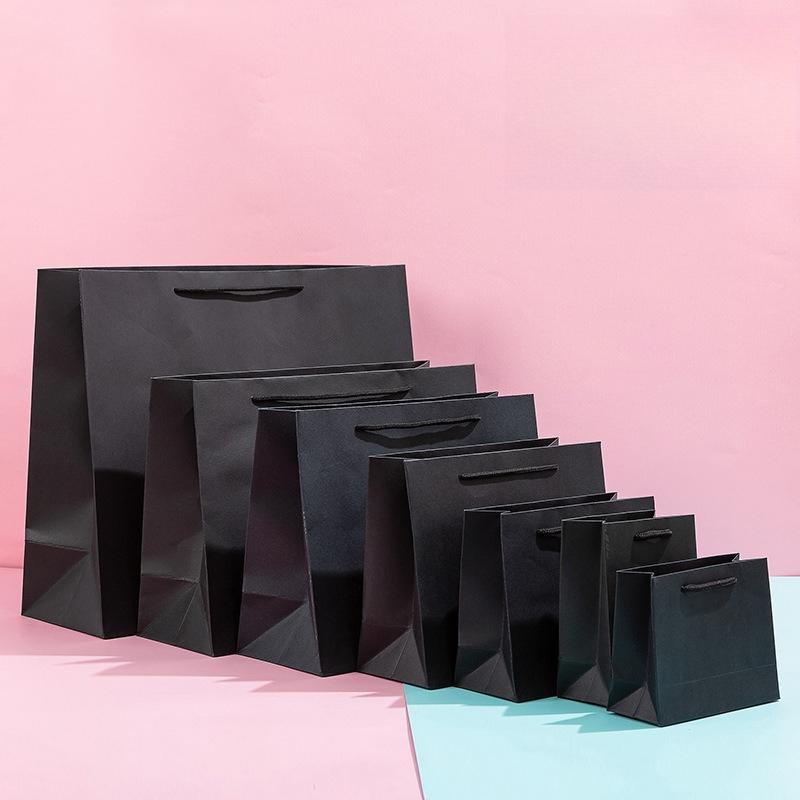 50pcs Kraft Paper Gift Bags Birthday Party Anniversary Holiday Packaging Pockets DIY Blessing Gift Pouches Used for Packaging Tea Jewelry Candy Snacks