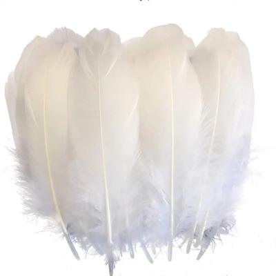 Weiße Gans Nagoire Lose Feder 5-7"/13-18cm Gänsefedern für Basteln Bekleidungszubehör Feder für Schmuckherstellung Plumas