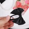 Y2K Cloth Hair Clip Satin Oval Hairpin Hair Accessories Bow BB Clip  School