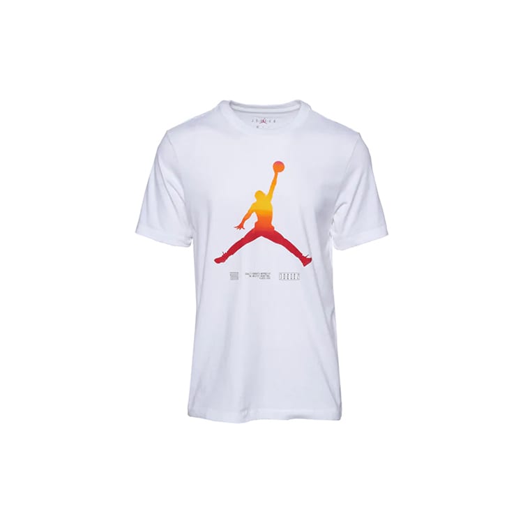 Jordan Legacy AJ11 T Shirts Men's White Crew Neck Moderate Straight Fit CW0852-100