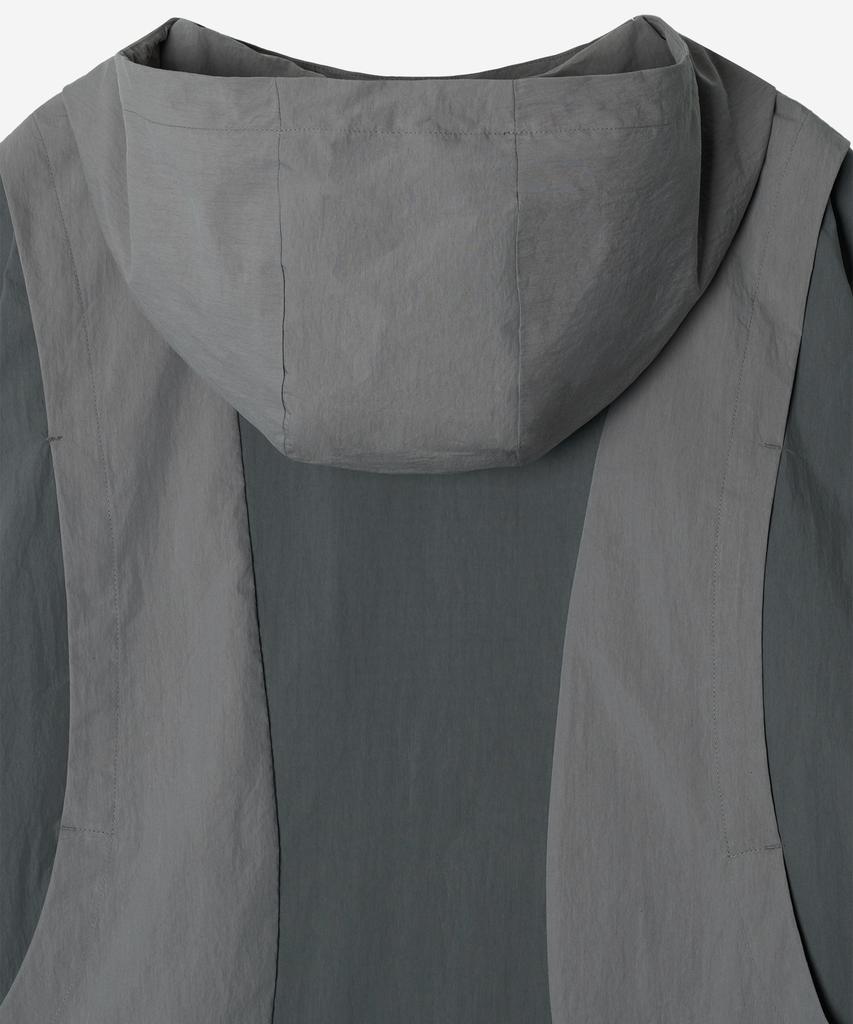 Node Labs Dev:10 Paneld Windbreaker Jacket_Gray