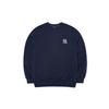 MLB Cashew Flower Sweatshirts Unisex Dark Marine Blue Crew Neck Moderate Other 3AMT53014-50NYD