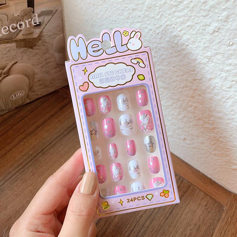 Children's Cute Removable Nail Art Stickers for Girls