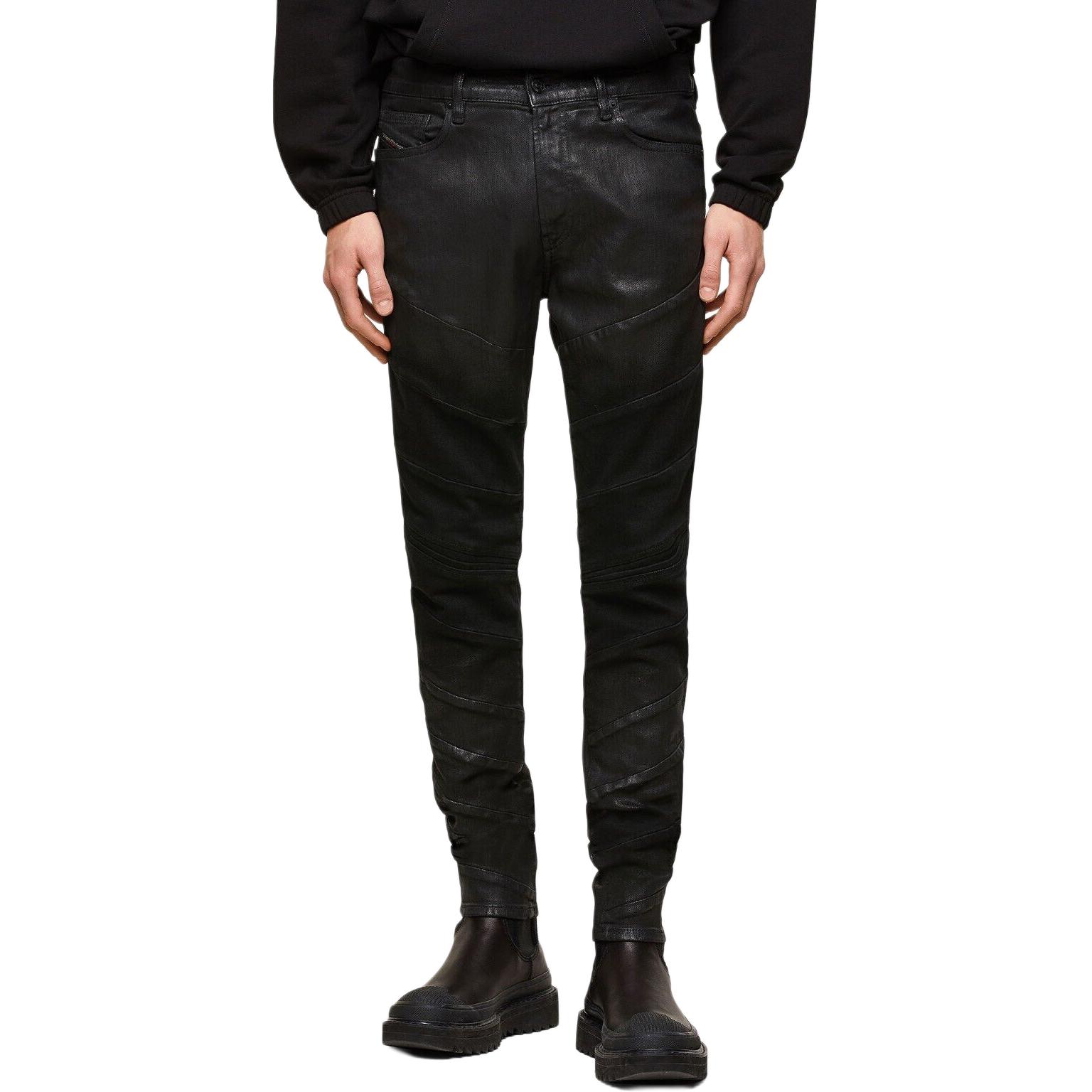 DIESEL Jeans Men`s Black Thin Straight
