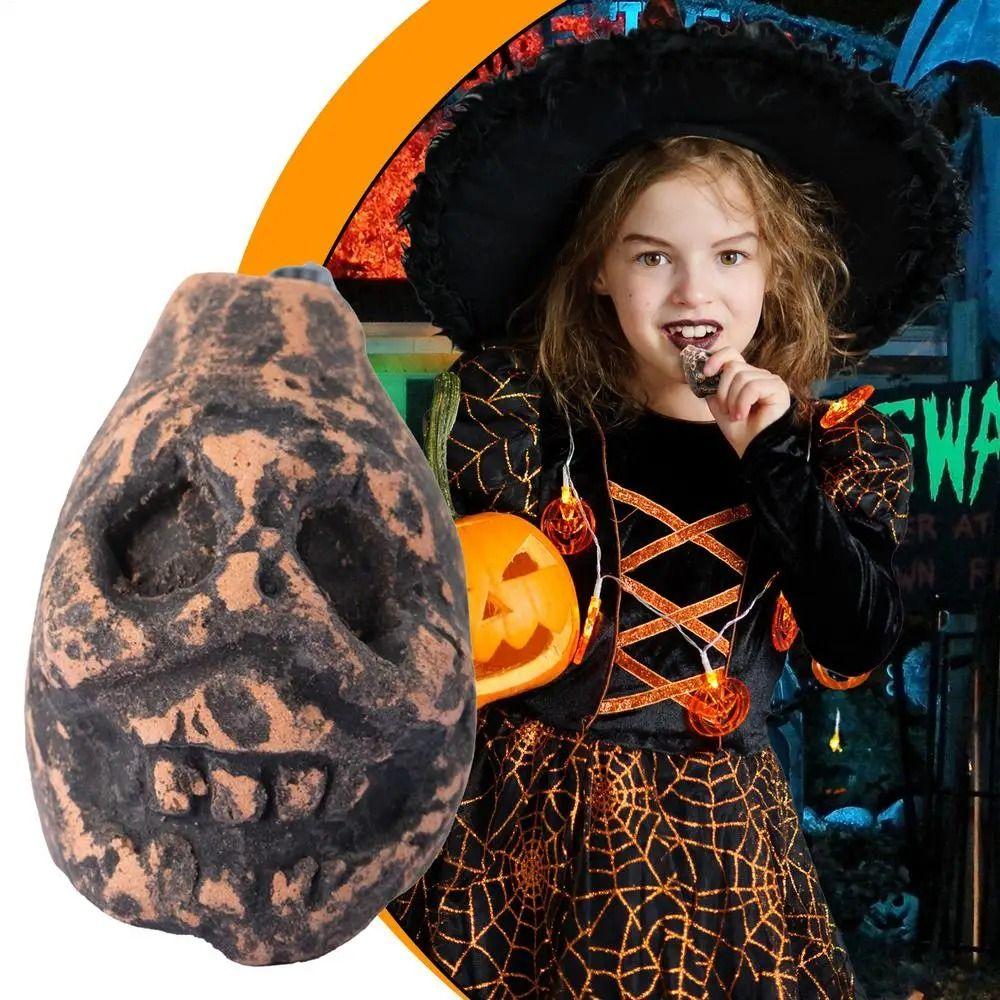 

Creative Screaming Authentic Aztec Whistle Decompress Tao Di s Howling Musical Instrument бежевий