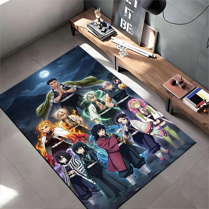 Demon Slayer Hashira Group Artwork Suitable As a Non-slip Mat for the Living Room or Bedroom Sofa