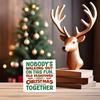 Christmas Vacation Funny Decorations - Xmas Holiday Sign, 5 X 5 Inches