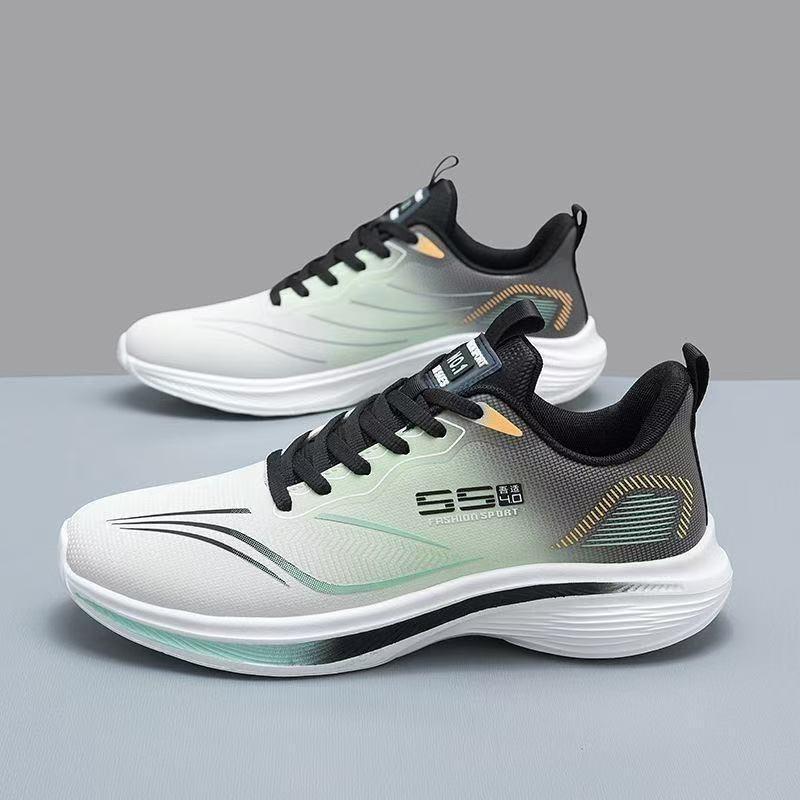 Sneakers large size men's shoes summer new breathable mesh shoes shock absorption non-slip running light leisure